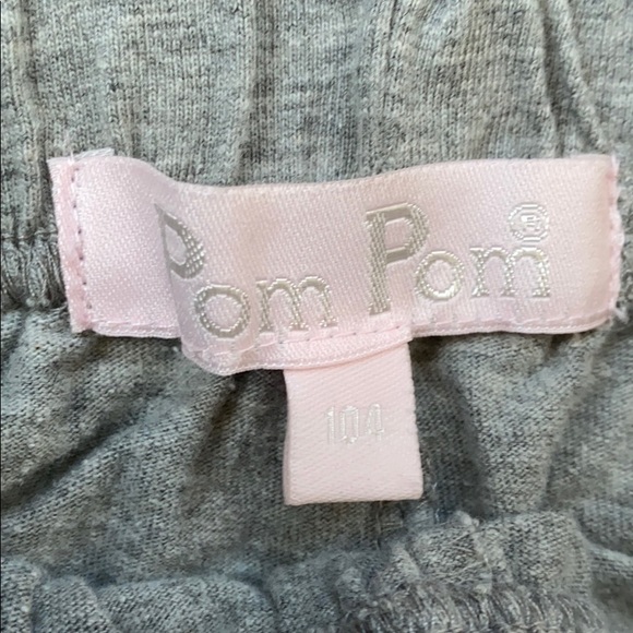 Pom Pom Ruched Grey Matching Set - Picture 3 of 8